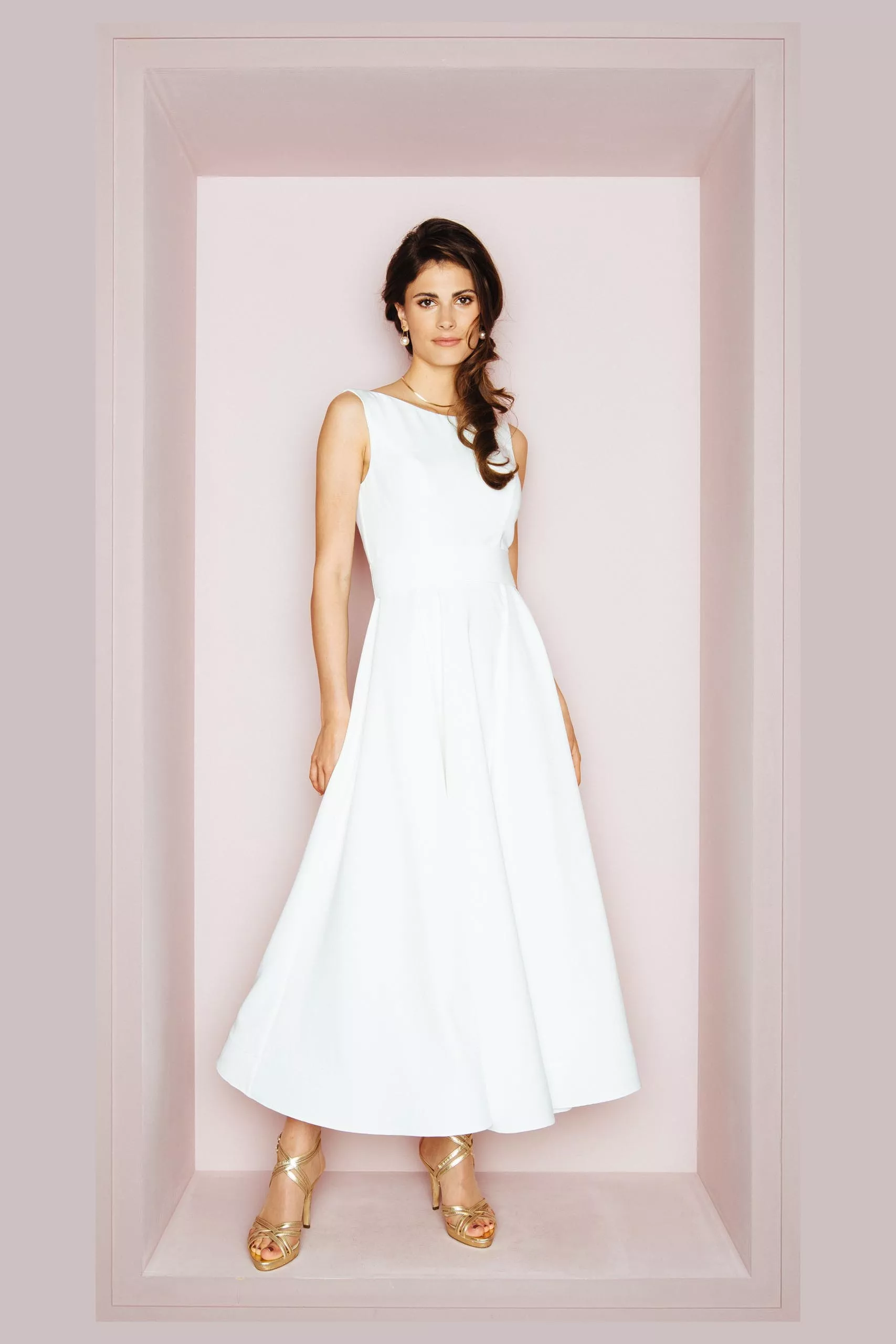 Schlichtes Brautkleid