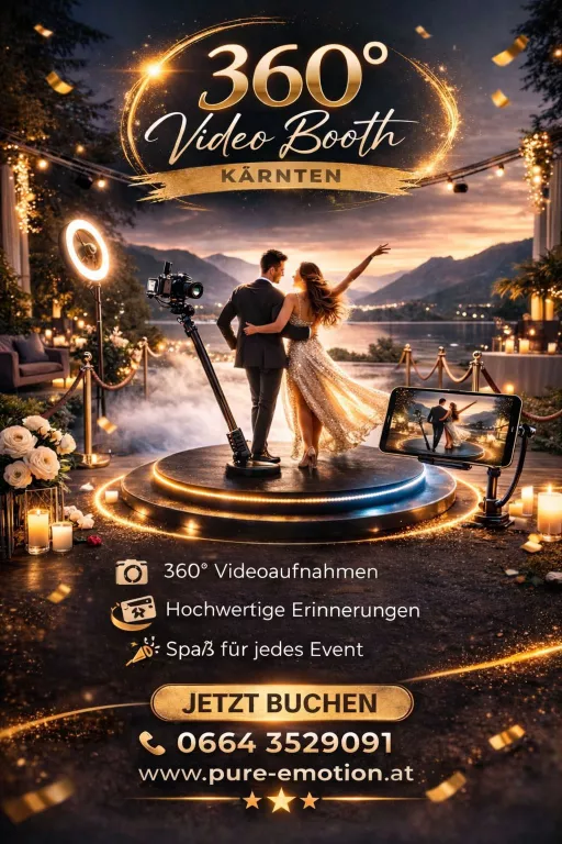 360° Video Booth Plattform Kärnten mieten